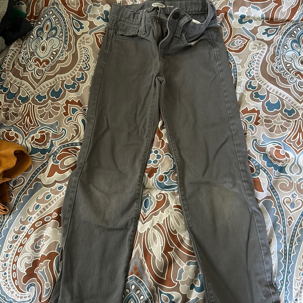 Old navy straight leg grey jeans size 7 slim